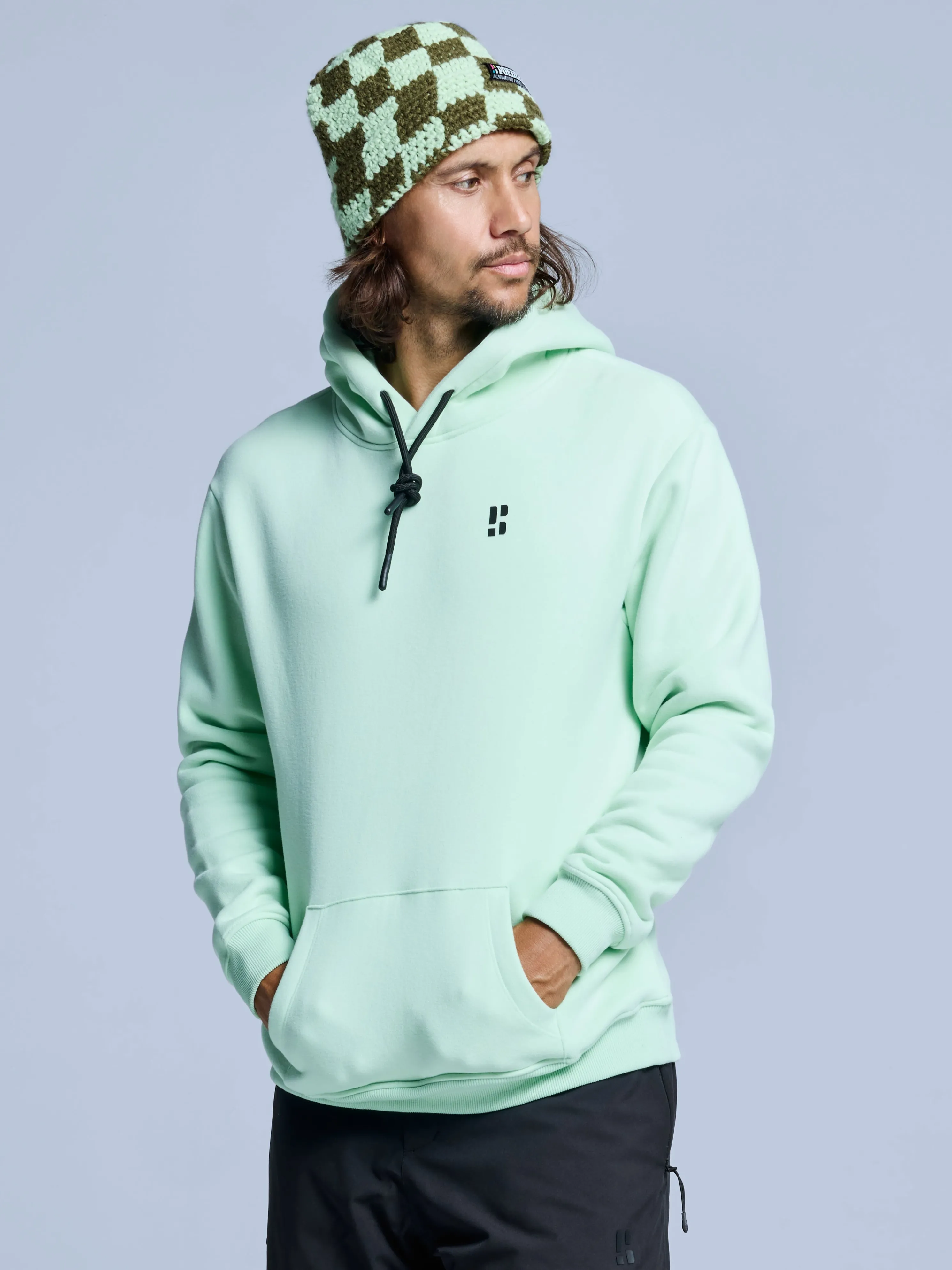 Checkerboard Beanie | Olive Green