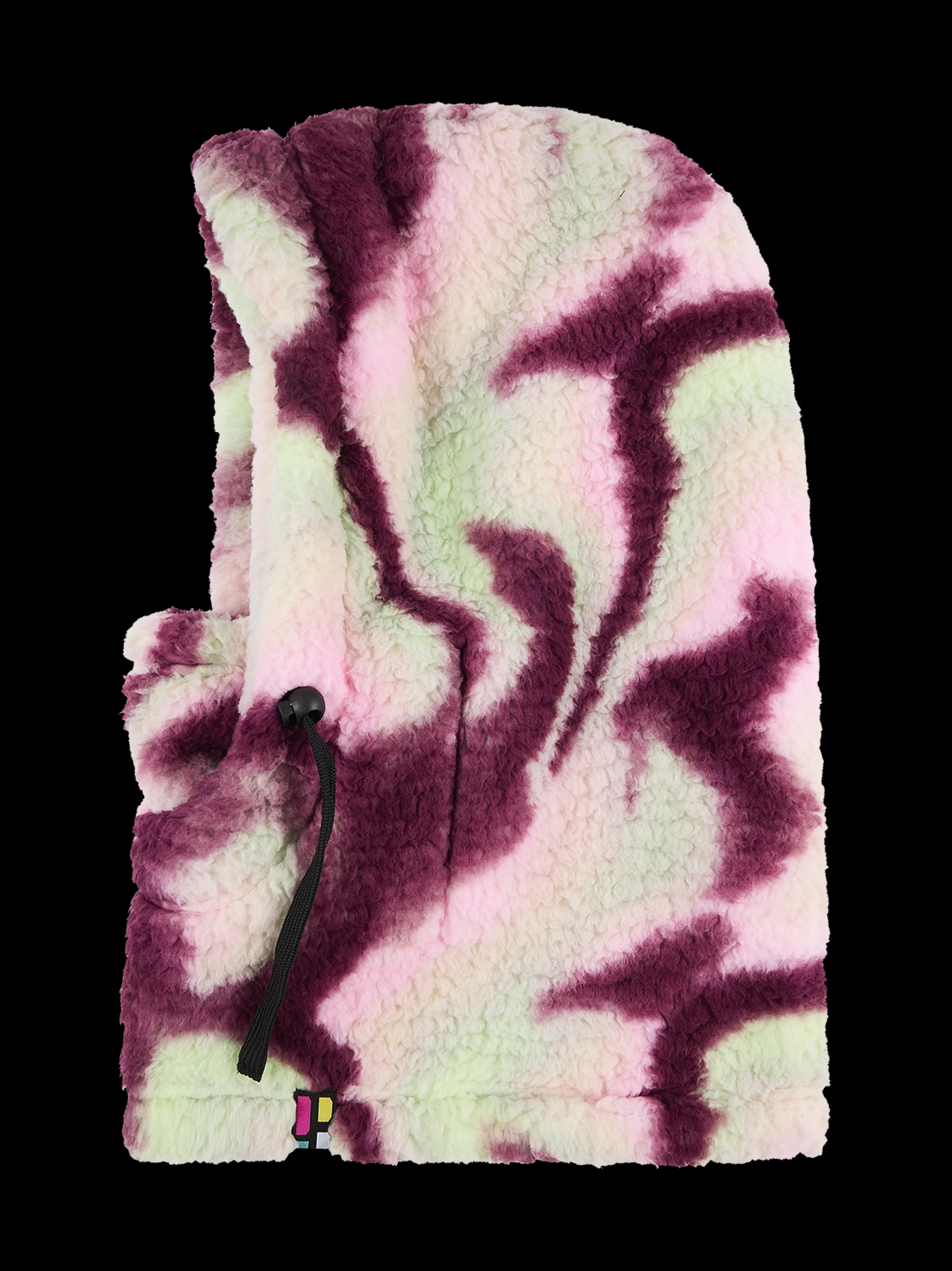 Fluffy Balaclava | Pink Multi