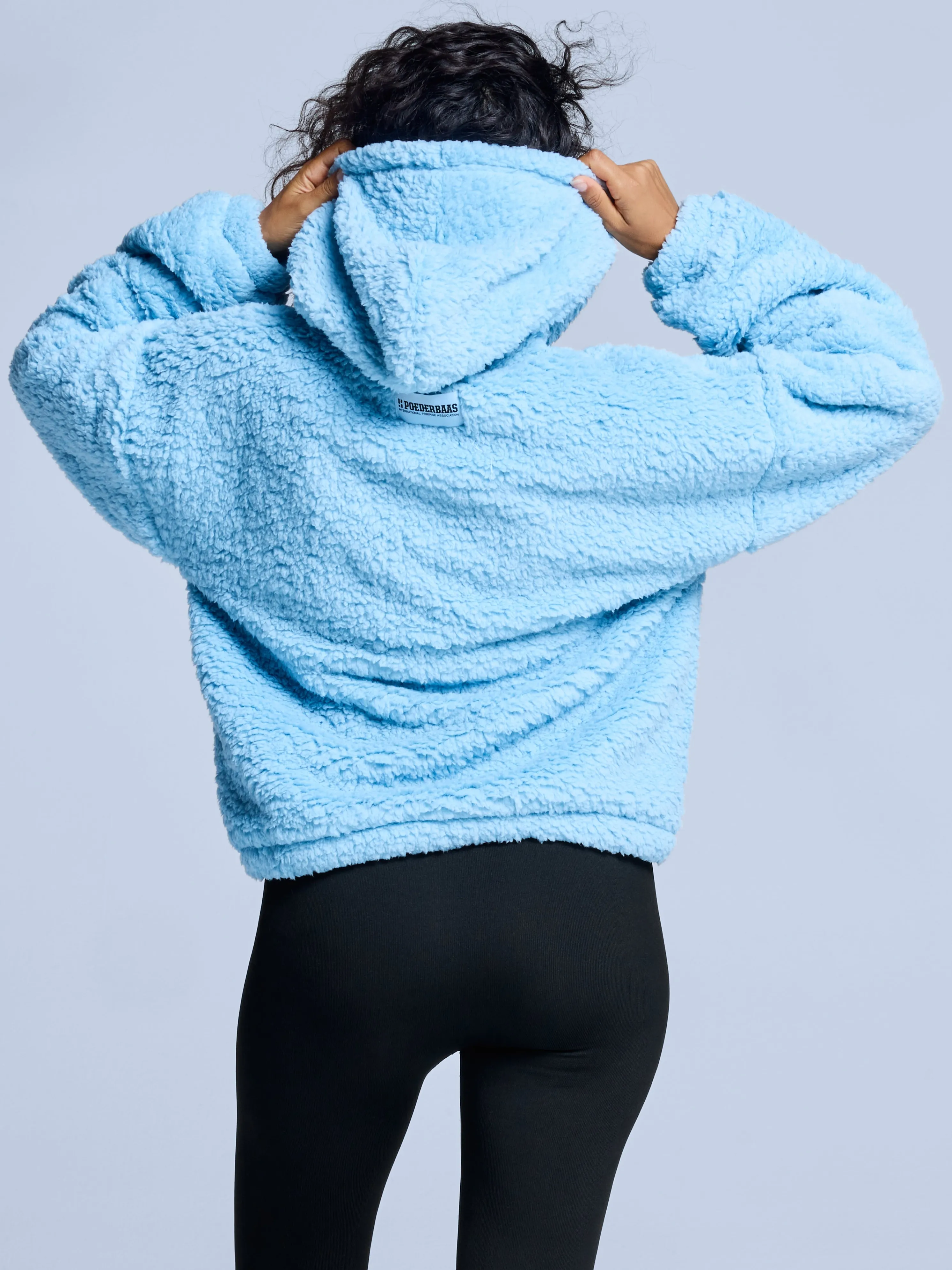 Four Seasons Fluffy Hoody Women | Ice Blue