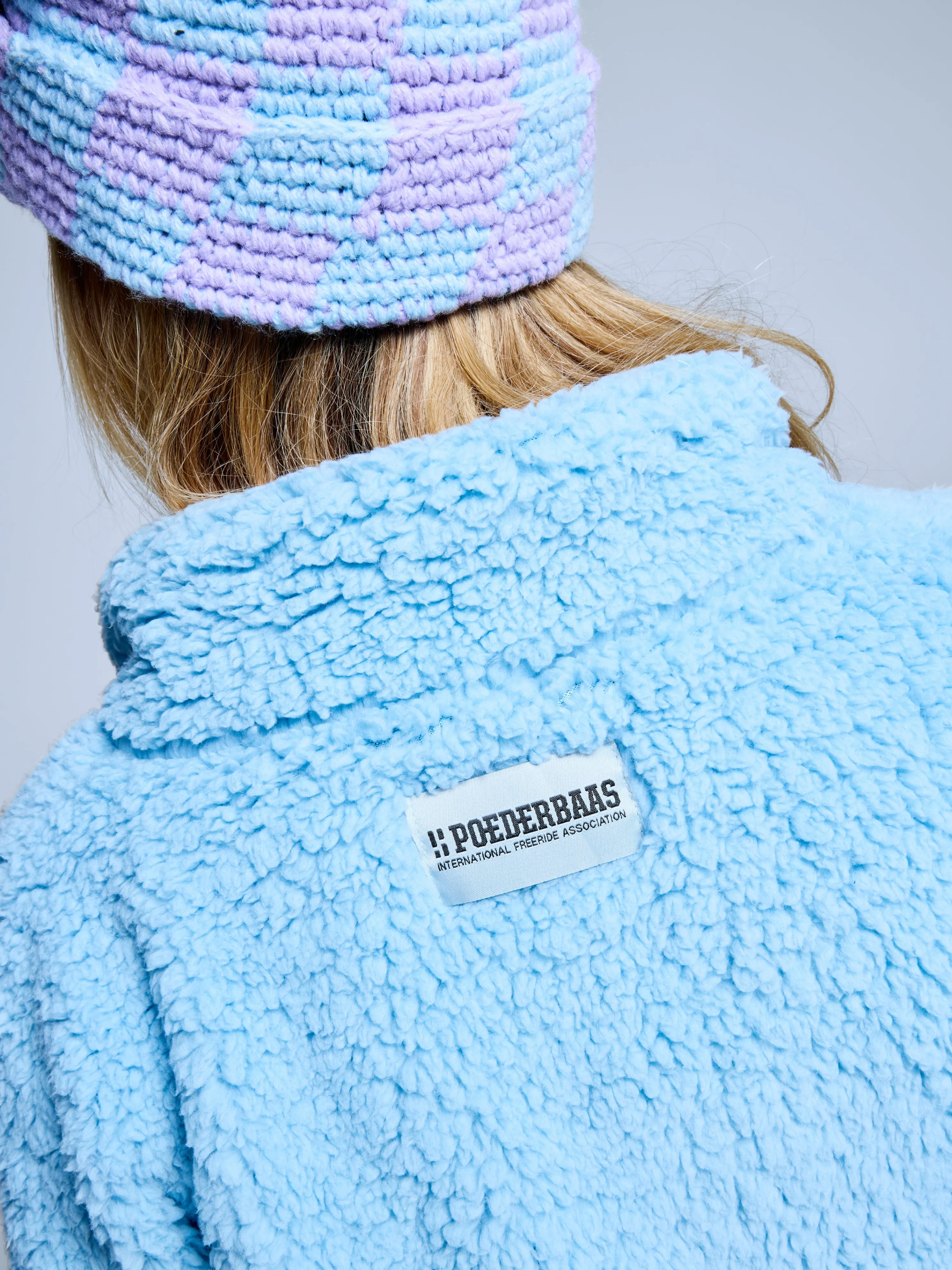 Four Seasons Fluffy Hoody Women | Ice Blue