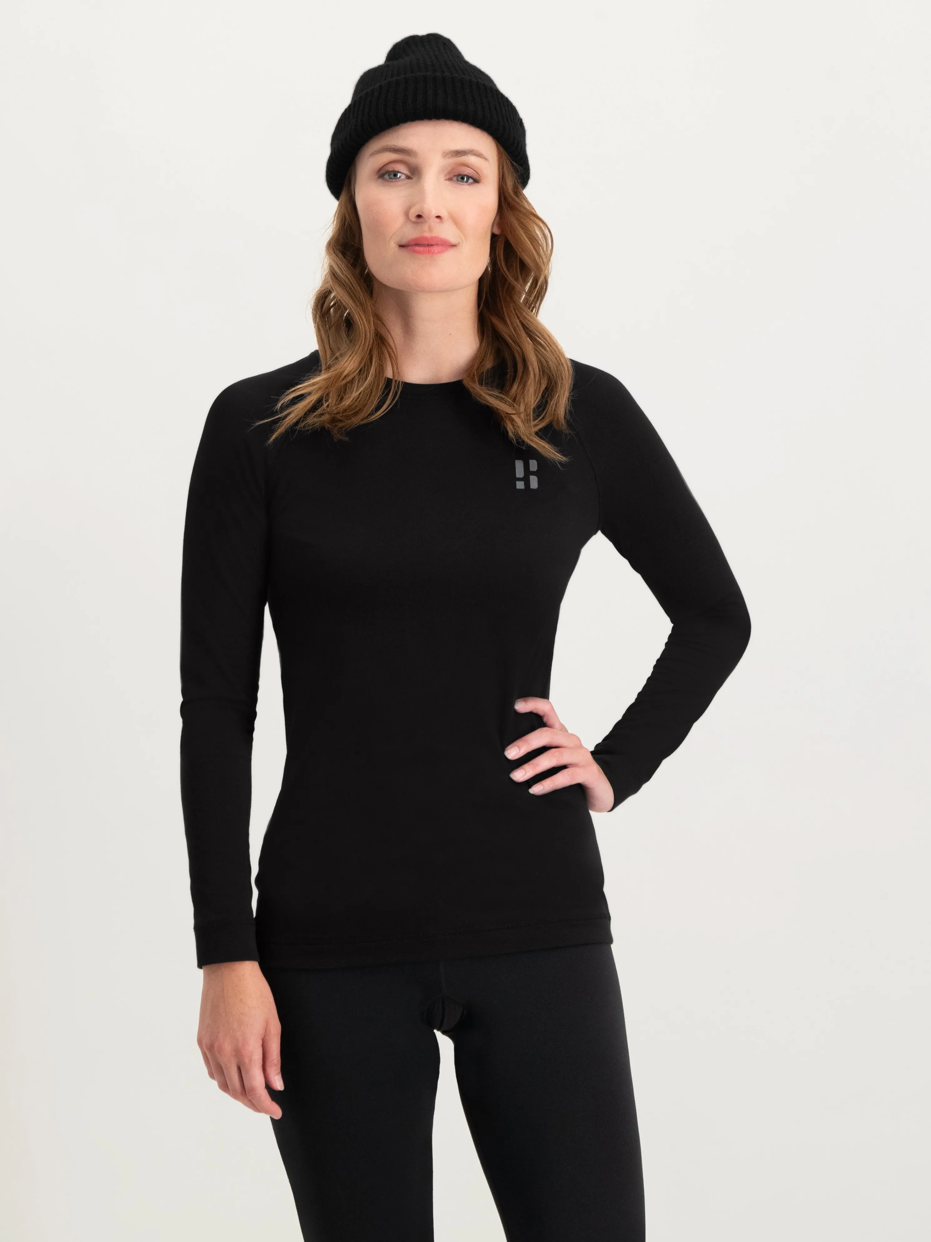 Lightweight Baselayer Shirt Women | Black