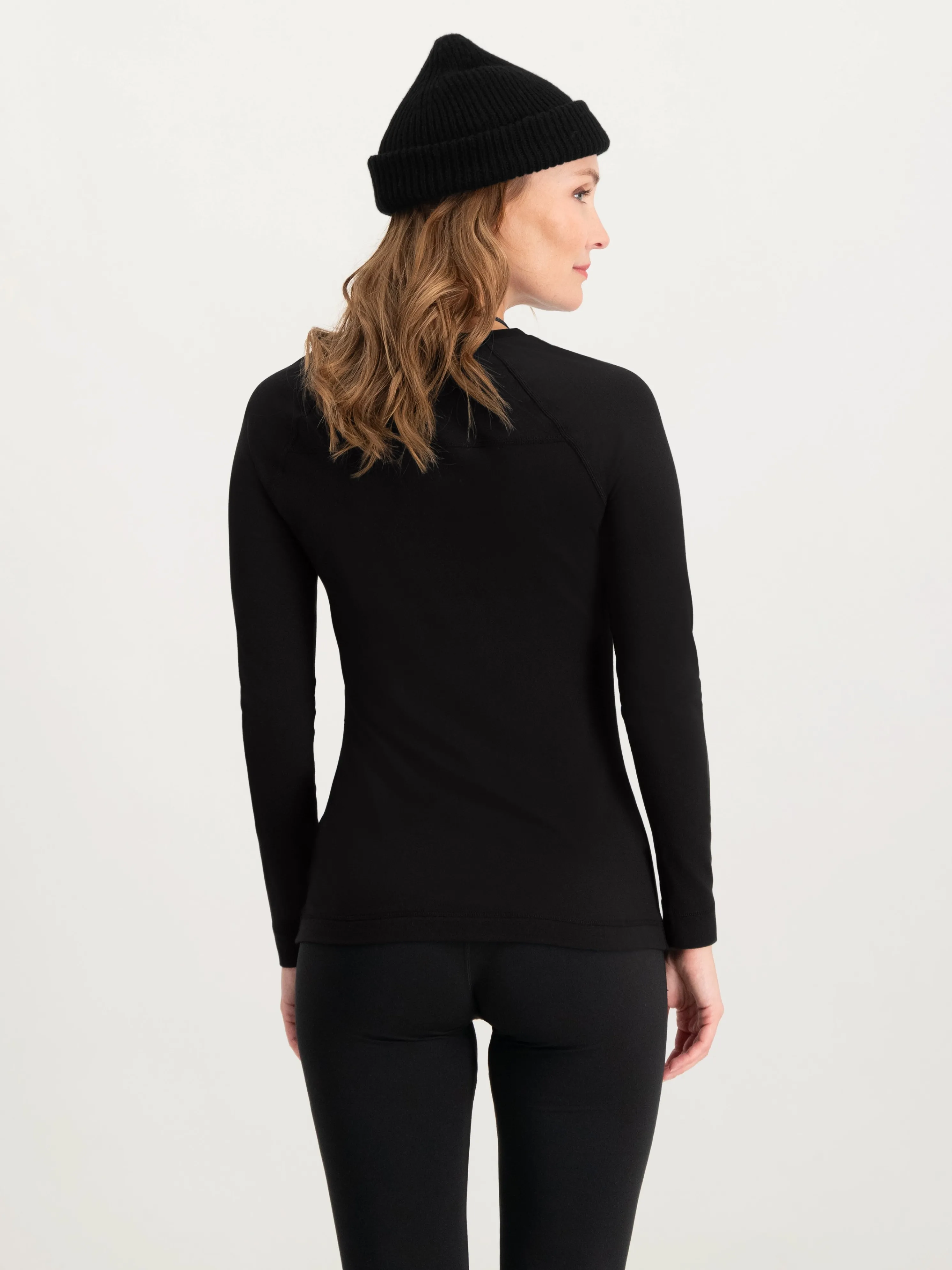 Lightweight Baselayer Shirt Women | Black