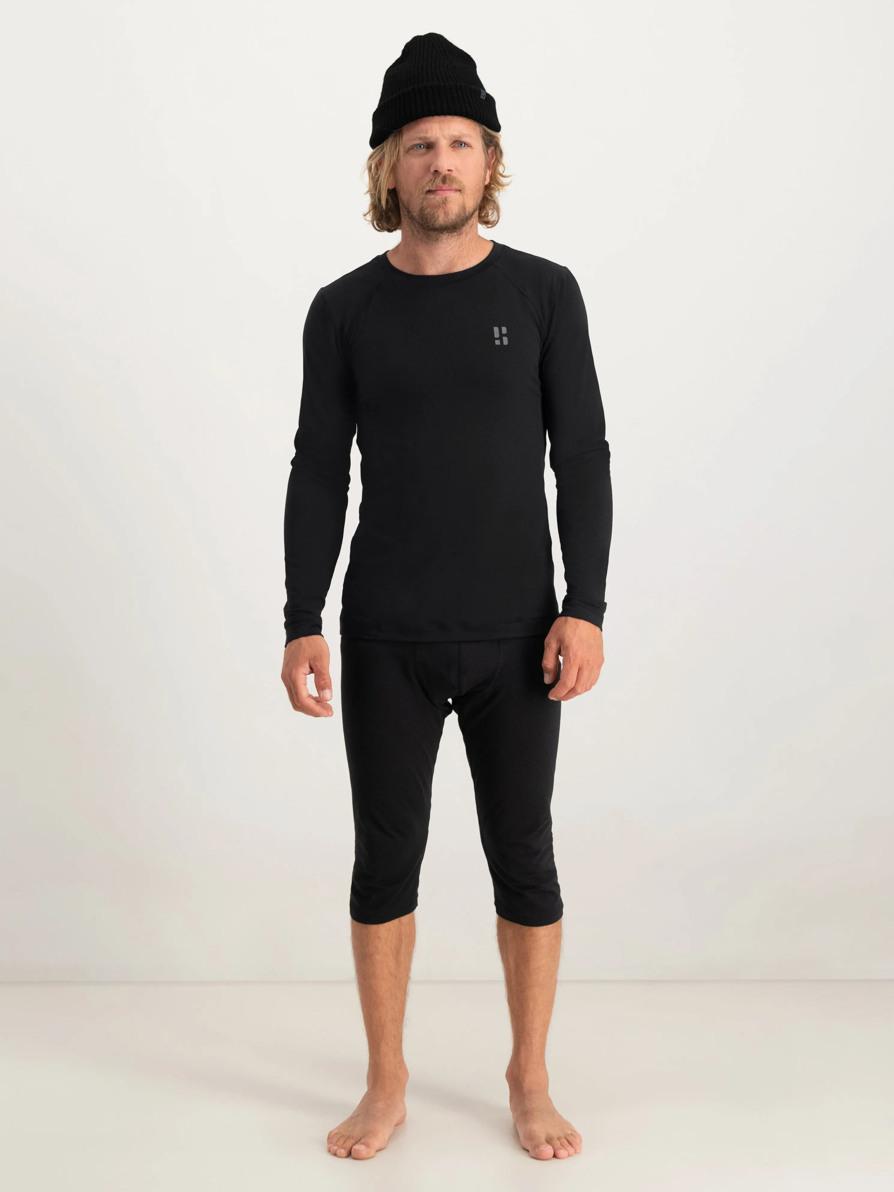 Lightweight Baselayer Shirt Men | Black