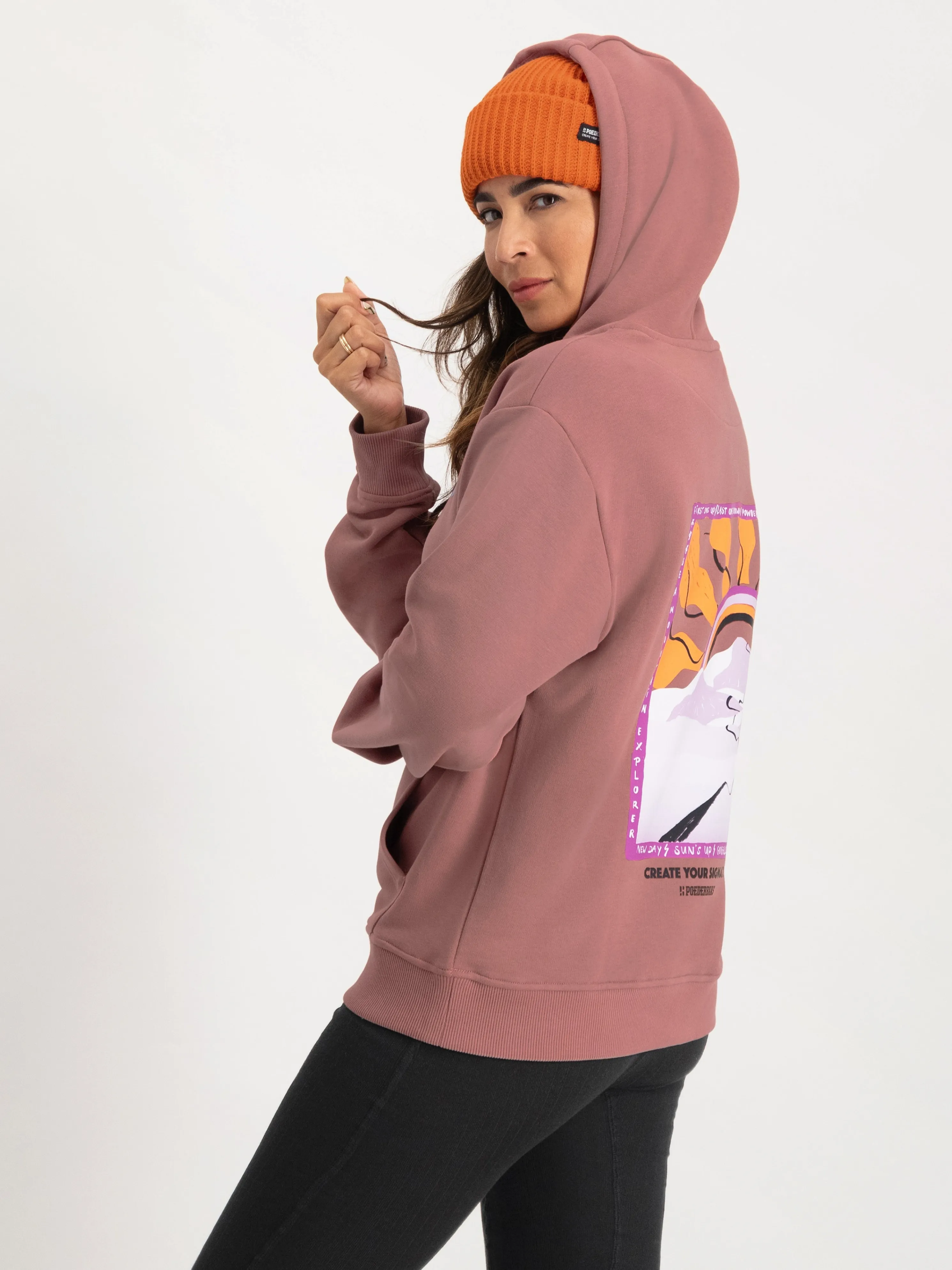 Royal Rib Beanie | Mandarin red