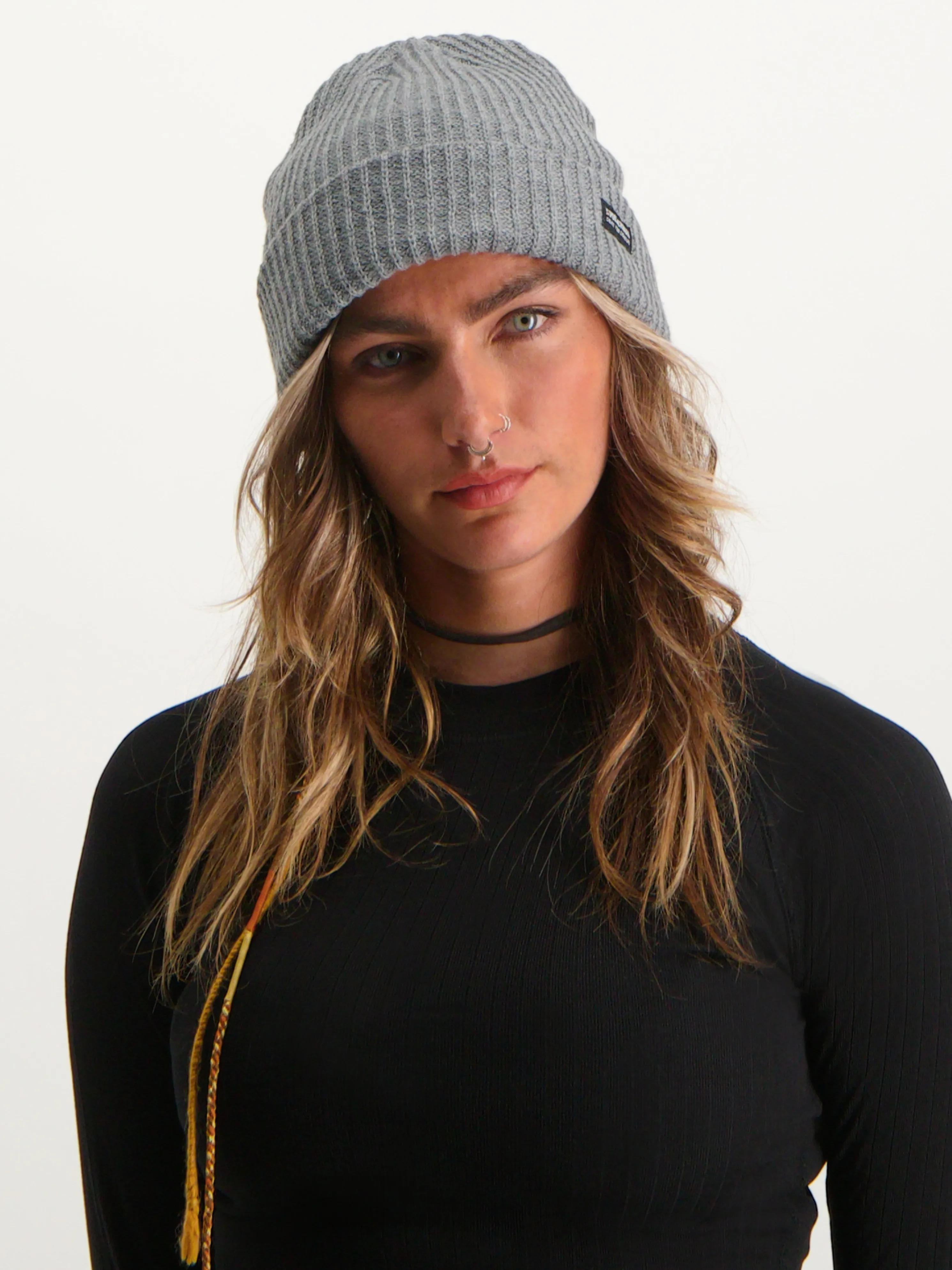 Royal Rib Beanie | Grey