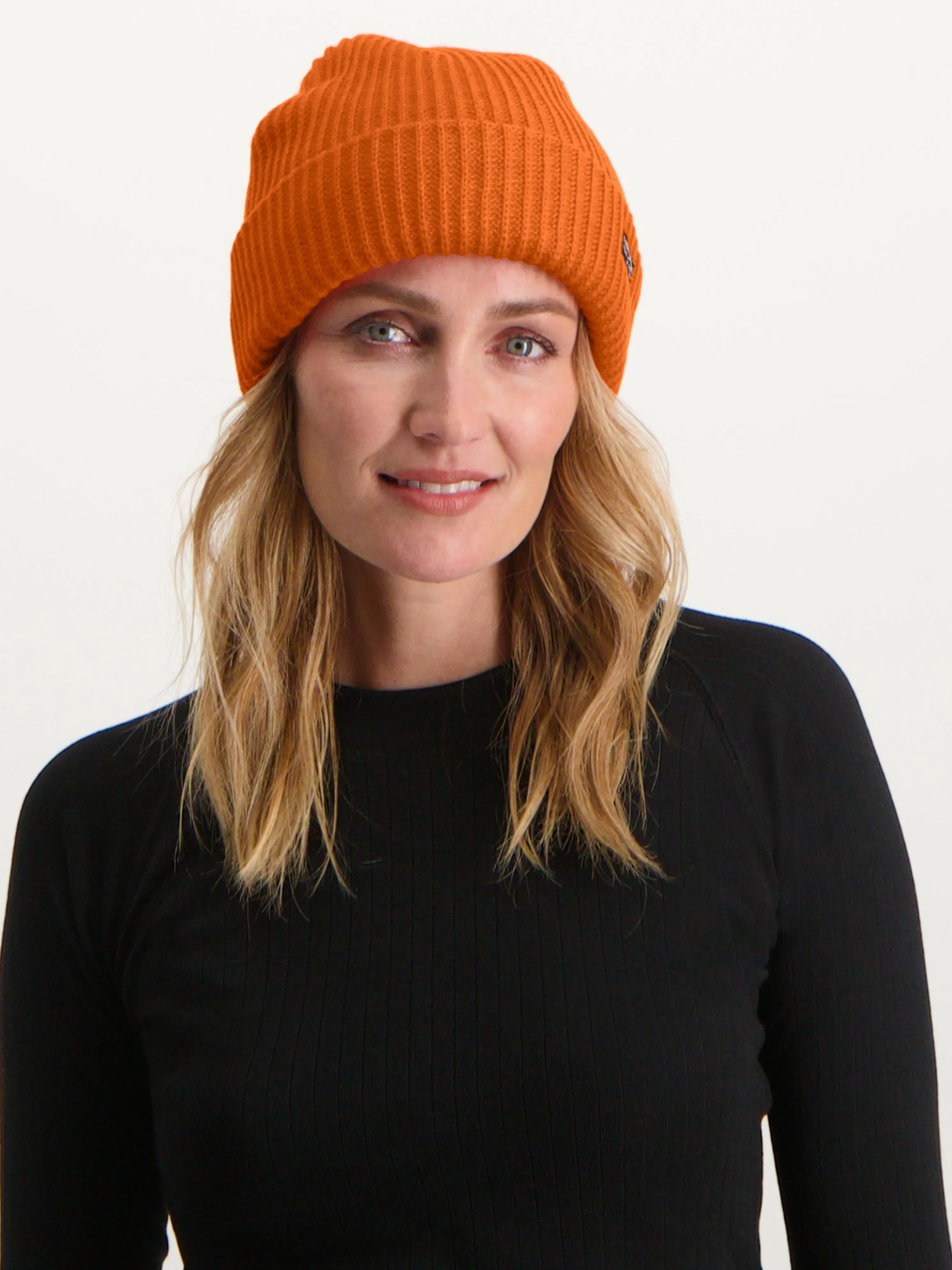Royal Rib Beanie | Orange