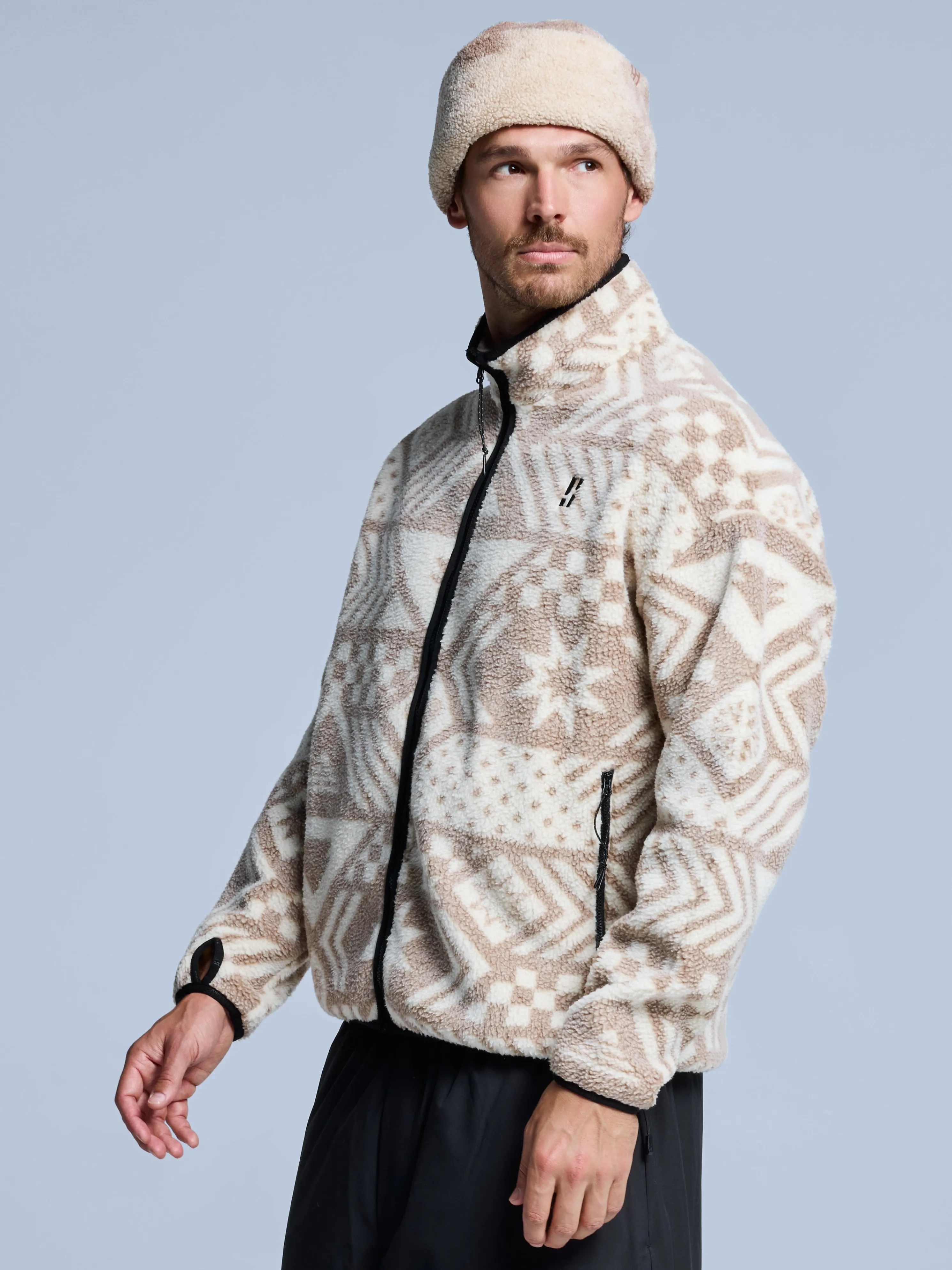 Teddy Twist Hat | Brown Multi