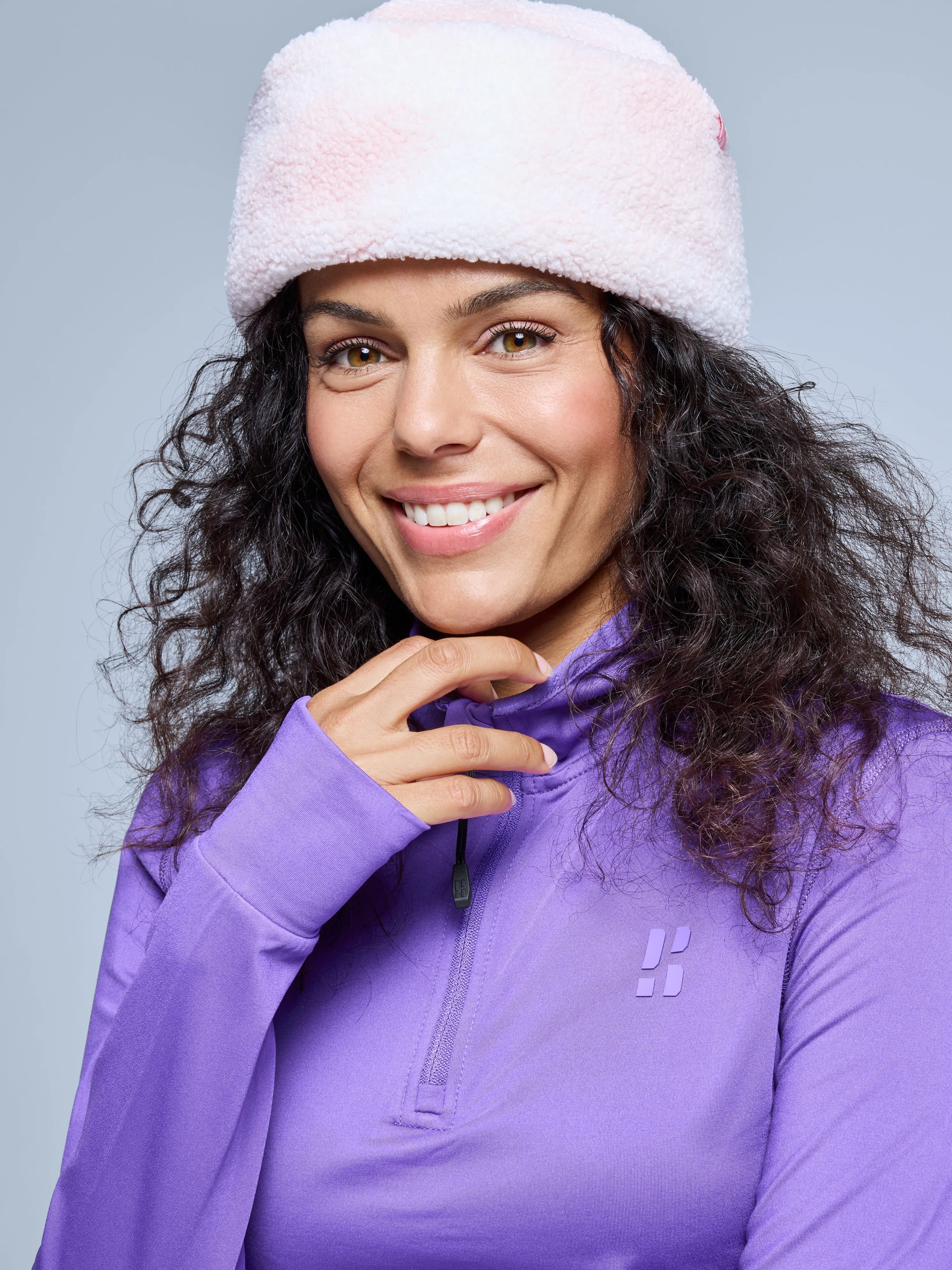 Teddy Twist Hat | Pink Multi