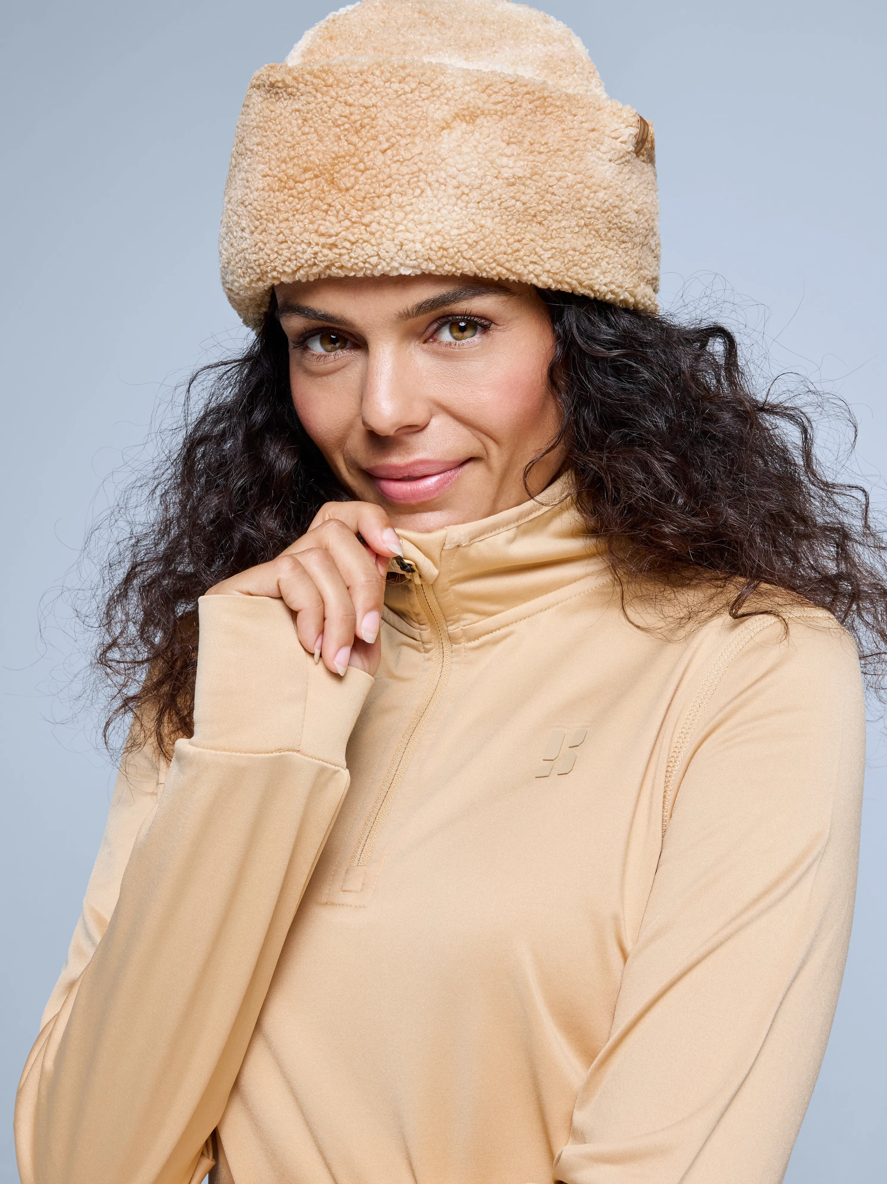 Teddy Twist Hat | Sand Multi